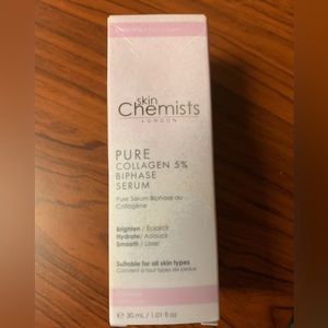 NEVER used, BRAND-NEW!! Skin Chemists London pure collagen 5% biphase serum